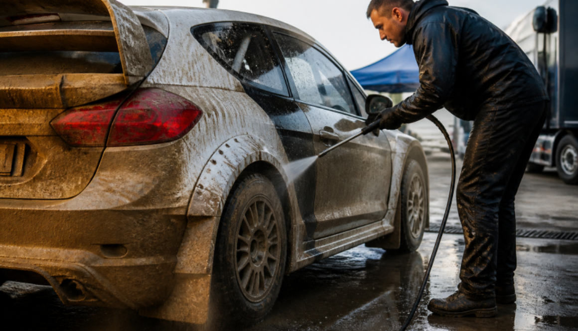 Das Auto nach der Rallye wieder richtig reinigen Das Auto nach der Rallye wieder richtig reinigen